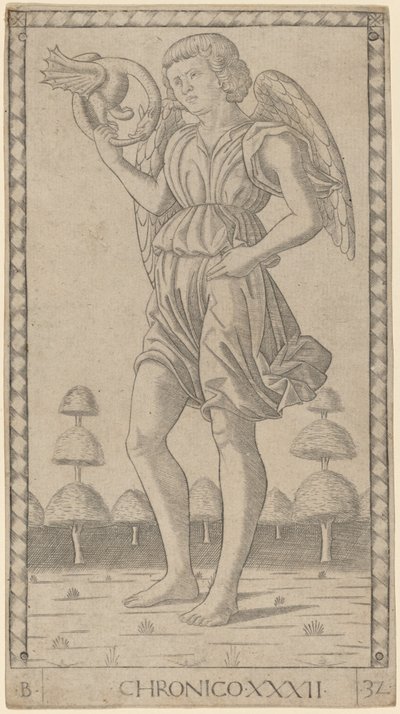 Chronicle (tidens geni) av Master of the E Series Tarocchi