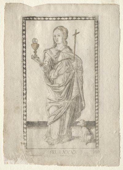 Faith (fra Tarocchi, serie B: Cosmic Principles and Virtues, #40) av Master of the E Series Tarocchi