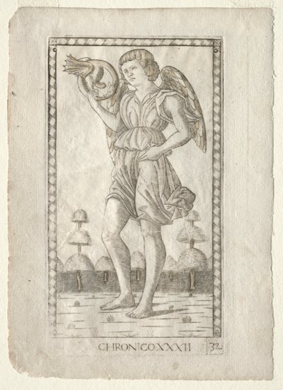 Genius of Time (fra Tarocchi, serie B: Cosmic Principles and Virtues, #32) av Master of the E-Series Tarocchi