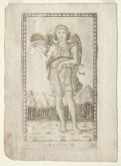 Genius of the World (fra Tarocchi, serie B: Cosmic Principles and Virtues, #33) av Master of the E-Series Tarocchi
