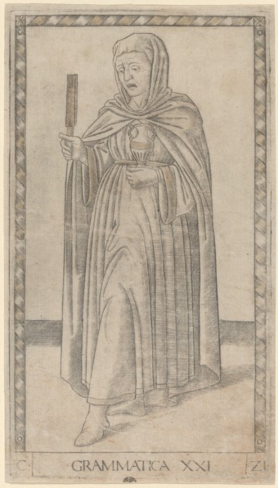 Grammatikk (grammatikk) av Master of the E Series Tarocchi