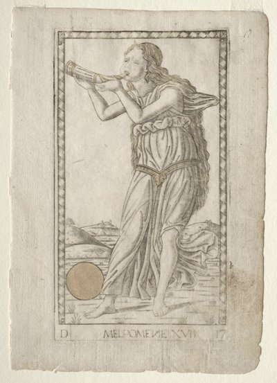 Melpomene (tragedie) (fra Tarocchi-serien D: Apollo and the Muses, #17) av Master of the E-Series Tarocchi
