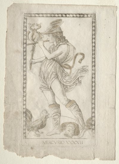 Mercury (fra Tarocchi, serie A: Firmaments of the Universe, #42) av Master of the E-Series Tarocchi