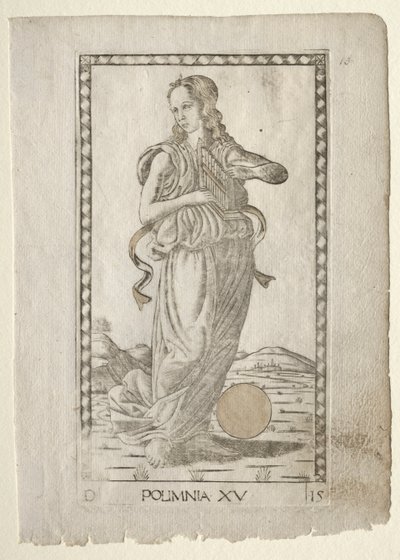 Polyhymnia (heroiske salmer) (fra Tarocchi-serien D: Apollo and the Muses, #15) av Master of the E-Series Tarocchi