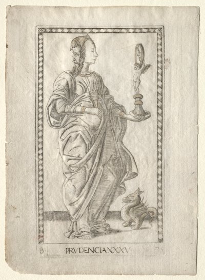 Prudence (fra Tarocchi, serie B: Cosmic Principles and Virtues, #35) av Master of the E Series Tarocchi