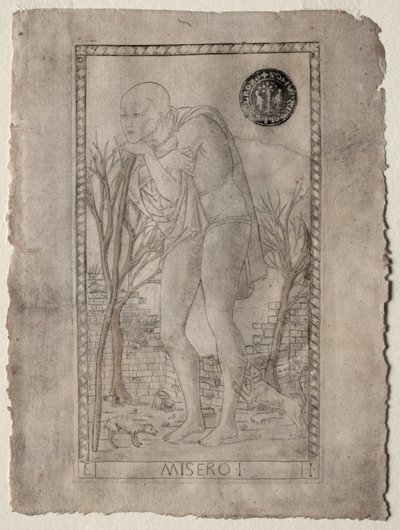 Tarot, før 1467. av Master of the E Series Tarocchi