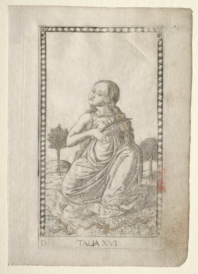 Thalia (komedie, pastoral poesi) (fra Tarocchi-serien D: Apollo and the Muses, #16) av Master of the E-Series Tarocchi
