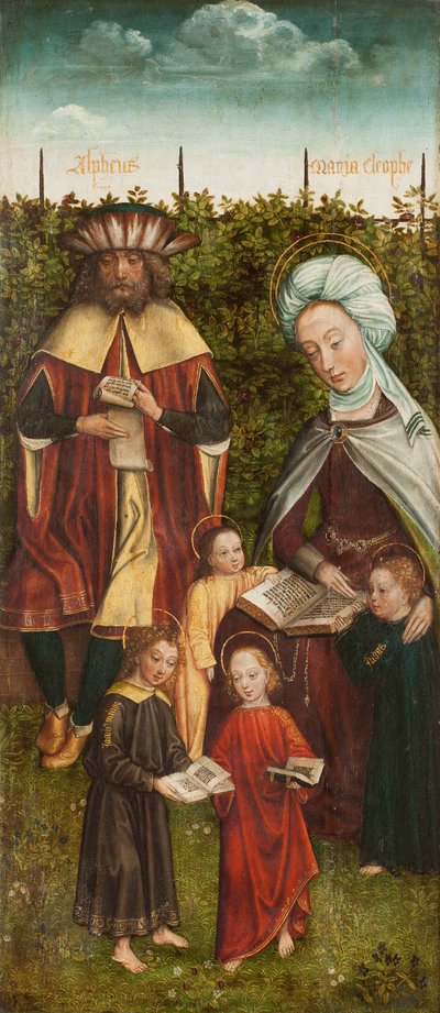 The Family of Saint Anne Triptych, høyre panel, ca 1500-1510. av Master of the Family of Saint