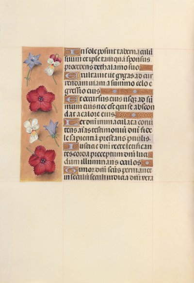 Hours of Queen Isabella the Catholic, Queen of Spain: Fol. 101v, ca. 1500. av Master of the First Prayerbook of Maximillian