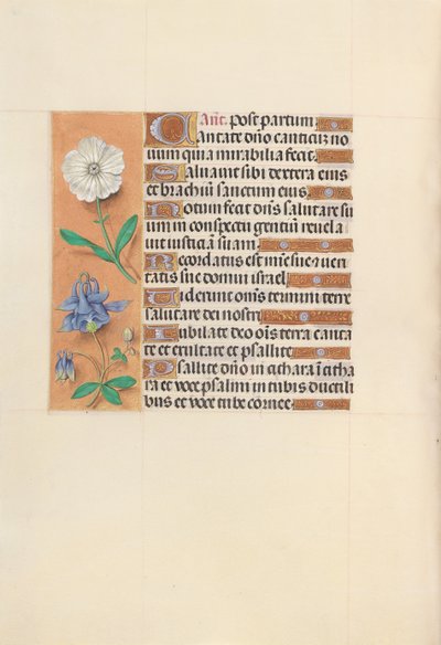 Hours of Queen Isabella the Catholic, Queen of Spain: Fol. 109v, ca. 1500. av Master of the First Prayerbook of Maximillian