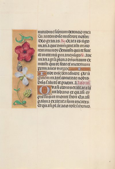 Hours of Queen Isabella the Catholic, Queen of Spain: Fol. 111v, ca. 1500. av Master of the First Prayerbook of Maximillian