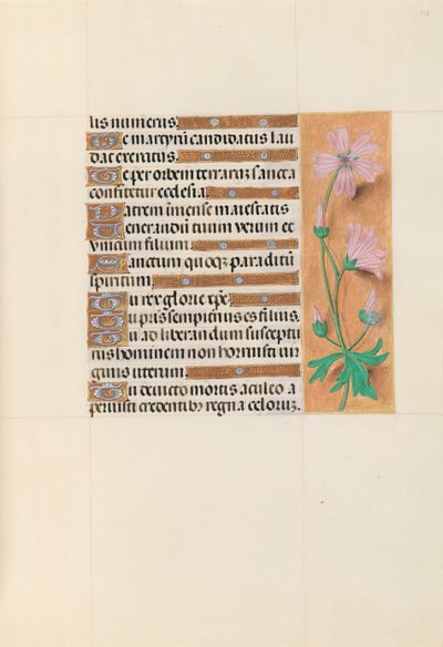 Hours of Queen Isabella the Catholic, Queen of Spain: Fol. 113r, ca. 1500. av Master of the First Prayerbook of Maximillian