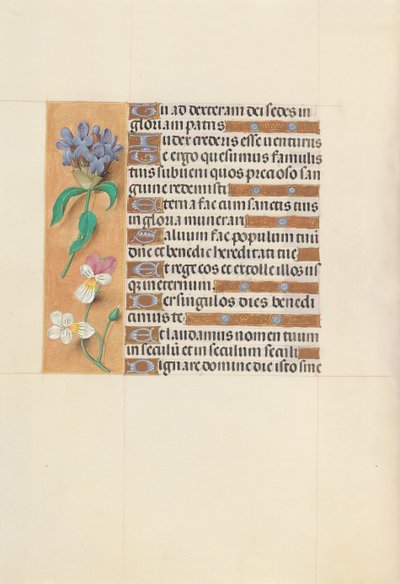 Hours of Queen Isabella the Catholic, Queen of Spain: Fol. 113v, ca. 1500. av Master of the First Prayerbook of Maximillian