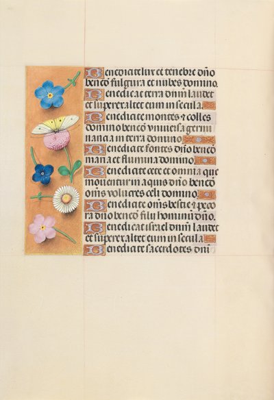 Hours of Queen Isabella the Catholic, Queen of Spain: Fol. 119v, ca. 1500. av Master of the First Prayerbook of Maximillian