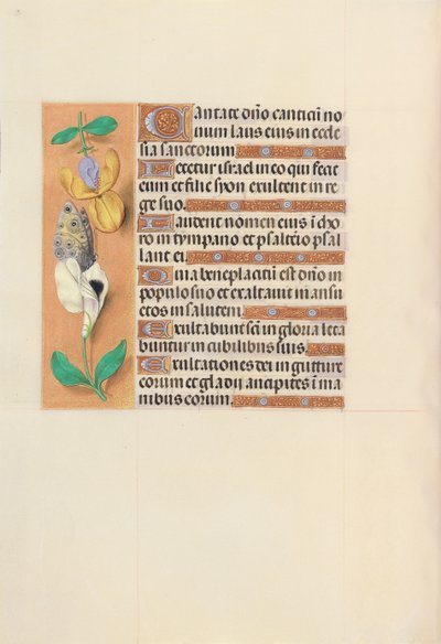 Hours of Queen Isabella the Catholic, Queen of Spain: Fol. 121v, ca. 1500. av Master of the First Prayerbook of Maximillian