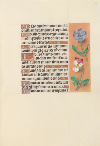 Hours of Queen Isabella the Catholic, Queen of Spain: Fol. 122r, ca. 1500. av Master of the First Prayerbook of Maximillian