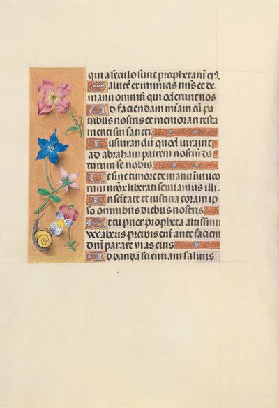 Hours of Queen Isabella the Catholic, Queen of Spain: Fol. 123v, ca. 1500. av Master of the First Prayerbook of Maximillian