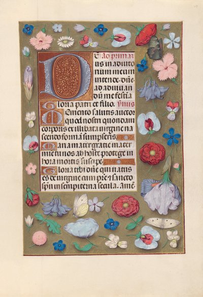 Hours of Queen Isabella the Catholic, Queen of Spain: Fol. 127r, ca. 1500. av Master of the First Prayerbook of Maximillian