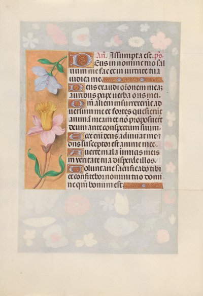 Hours of Queen Isabella the Catholic, Queen of Spain: Fol. 127v, ca. 1500. av Master of the First Prayerbook of Maximillian