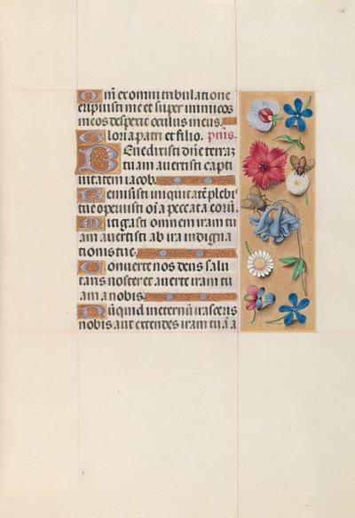 Hours of Queen Isabella the Catholic, Queen of Spain: Fol. 128r, ca. 1500. av Master of the First Prayerbook of Maximillian