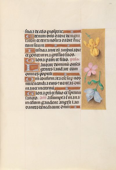 Hours of Queen Isabella the Catholic, Queen of Spain: Fol. 129r, ca. 1500. av Master of the First Prayerbook of Maximillian