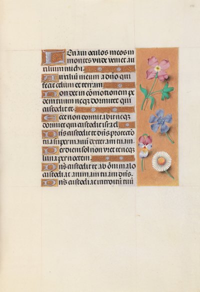 Hours of Queen Isabella the Catholic, Queen of Spain: Fol. 133r, ca. 1500. av Master of the First Prayerbook of Maximillian