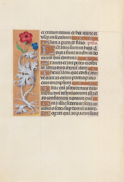 Hours of Queen Isabella the Catholic, Queen of Spain: Fol. 133v, ca. 1500. av Master of the First Prayerbook of Maximillian