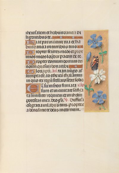 Hours of Queen Isabella the Catholic, Queen of Spain: Fol. 134r, ca. 1500. av Master of the First Prayerbook of Maximillian