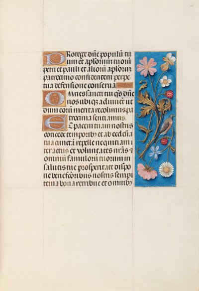 Hours of Queen Isabella the Catholic, Queen of Spain: Fol. 135r, ca. 1500. av Master of the First Prayerbook of Maximillian