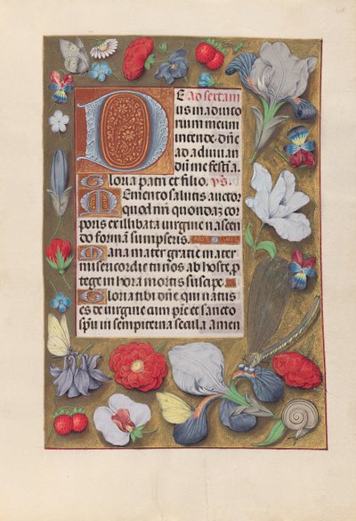 Hours of Queen Isabella the Catholic, Queen of Spain: Fol. 137r, ca. 1500. av Master of the First Prayerbook of Maximillian