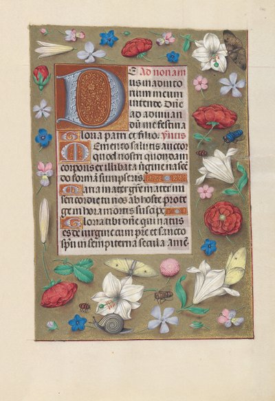 Hours of Queen Isabella the Catholic, Queen of Spain: Fol. 142r, ca. 1500. av Master of the First Prayerbook of Maximillian
