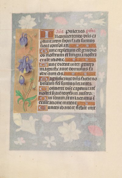 Hours of Queen Isabella the Catholic, Queen of Spain: Fol. 142v, ca. 1500. av Master of the First Prayerbook of Maximillian
