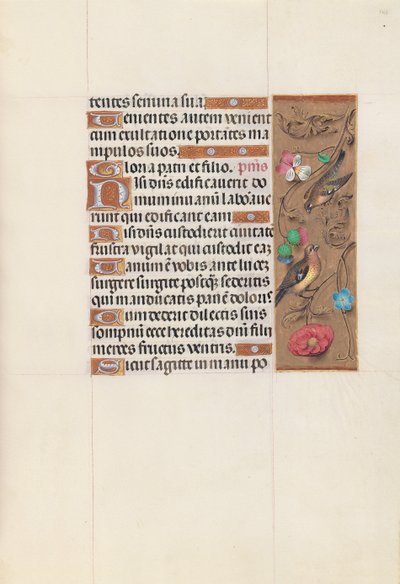 Hours of Queen Isabella the Catholic, Queen of Spain: Fol. 143r, ca. 1500. av Master of the First Prayerbook of Maximillian