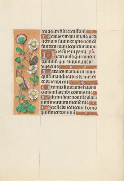 Hours of Queen Isabella the Catholic, Queen of Spain: Fol. 143v, ca. 1500. av Master of the First Prayerbook of Maximillian