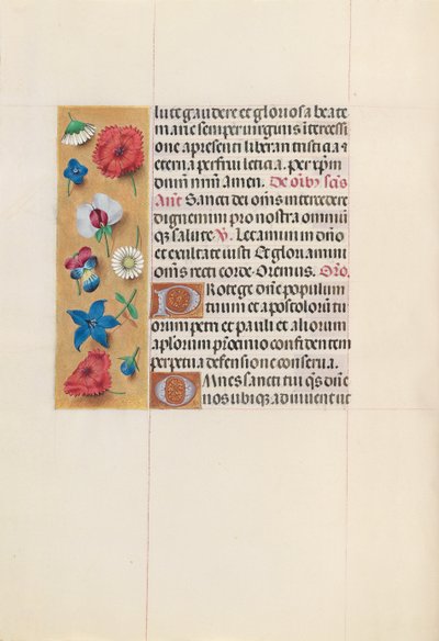 Hours of Queen Isabella the Catholic, Queen of Spain: Fol. 152v, ca. 1500. av Master of the First Prayerbook of Maximillian