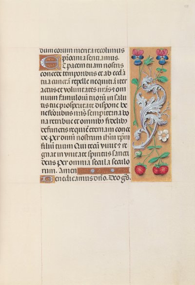 Hours of Queen Isabella the Catholic, Queen of Spain: Fol. 153r, ca. 1500. av Master of the First Prayerbook of Maximillian