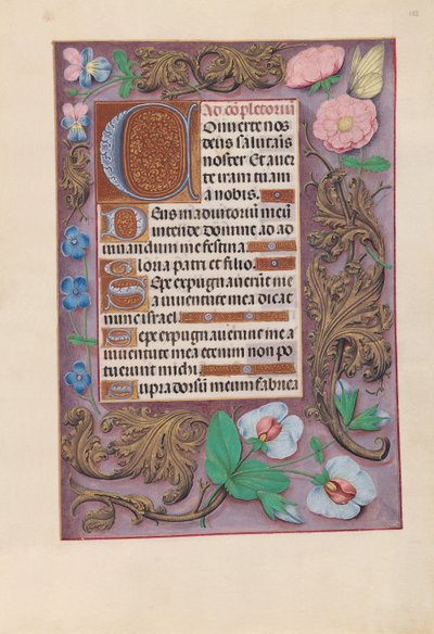 Hours of Queen Isabella the Catholic, Queen of Spain: Fol. 155r, ca. 1500. av Master of the First Prayerbook of Maximillian