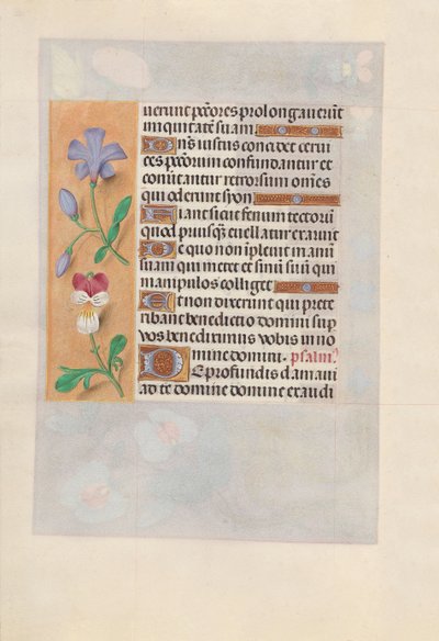 Hours of Queen Isabella the Catholic, Queen of Spain: Fol. 155v, ca. 1500. av Master of the First Prayerbook of Maximillian