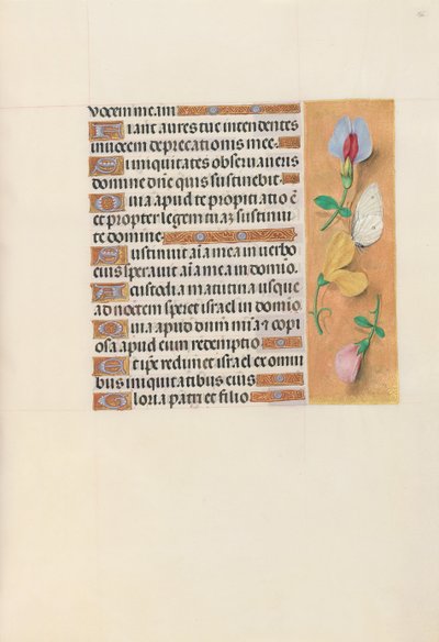 Hours of Queen Isabella the Catholic, Queen of Spain: Fol. 156r, ca. 1500. av Master of the First Prayerbook of Maximillian