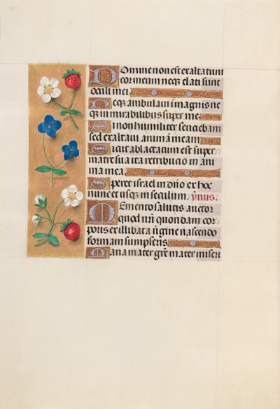 Hours of Queen Isabella the Catholic, Queen of Spain: Fol. 156v, ca. 1500. av Master of the First Prayerbook of Maximillian