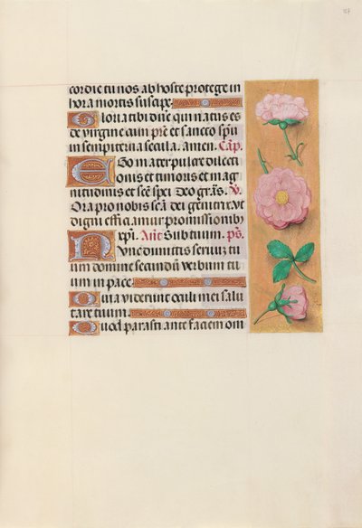 Hours of Queen Isabella the Catholic, Queen of Spain: Fol. 157r, ca. 1500. av Master of the First Prayerbook of Maximillian
