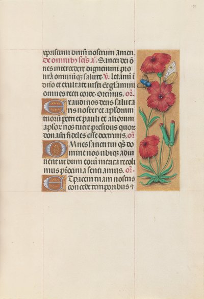 Hours of Queen Isabella the Catholic, Queen of Spain: Fol. 158r, ca. 1500. av Master of the First Prayerbook of Maximillian