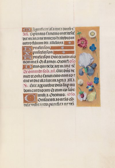 Hours of Queen Isabella the Catholic, Queen of Spain: Fol. 161r, ca. 1500. av Master of the First Prayerbook of Maximillian
