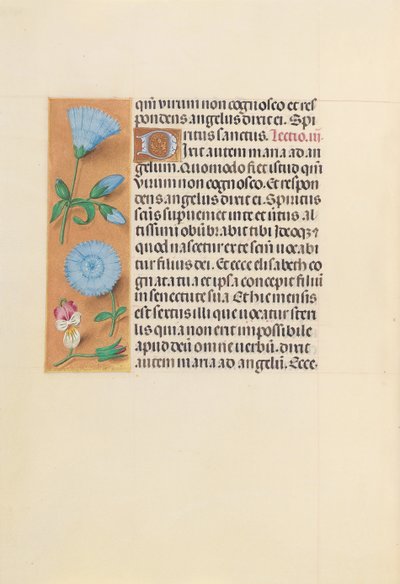 Hours of Queen Isabella the Catholic, Queen of Spain: Fol. 163v, ca. 1500. av Master of the First Prayerbook of Maximillian