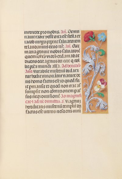 Hours of Queen Isabella the Catholic, Queen of Spain: Fol. 166r, ca. 1500. av Master of the First Prayerbook of Maximillian