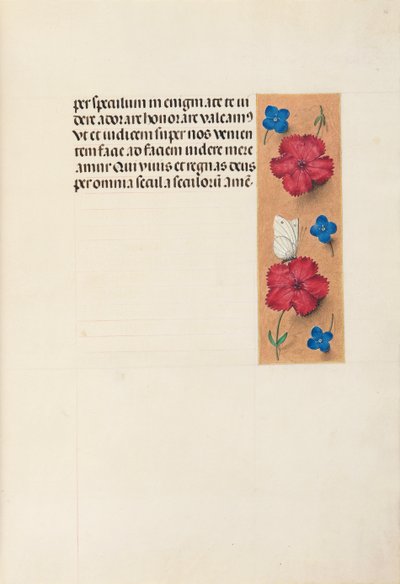 Hours of Queen Isabella the Catholic, Queen of Spain: Fol. 16r, c. 1500. av Master of the First Prayerbook of Maximillian