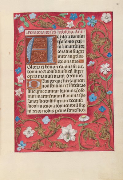 Hours of Queen Isabella the Catholic, Queen of Spain: Fol. 180r, ca. 1500. av Master of the First Prayerbook of Maximillian
