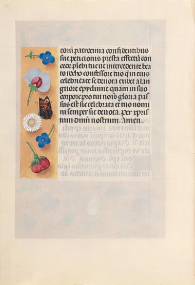 Hours of Queen Isabella the Catholic, Queen of Spain: Fol. 182v, ca. 1500. av Master of the First Prayerbook of Maximillian
