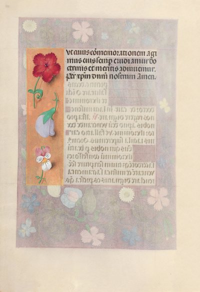 Hours of Queen Isabella the Catholic, Queen of Spain: Fol. 186v, ca. 1500. av Master of the First Prayerbook of Maximillian