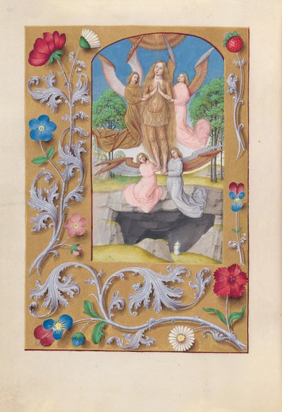 Hours of Queen Isabella the Catholic, Queen of Spain: Fol. 193v, St. Maria Magdalena, ca. 1500. av Master of the First Prayerbook of Maximillian